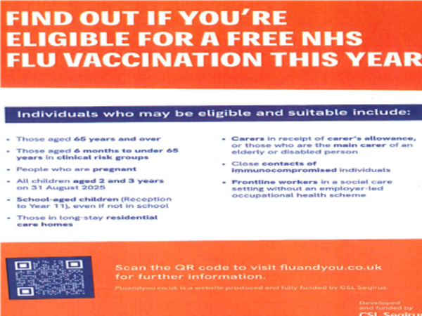 ELIGIBLE GROUPS FOR FLU